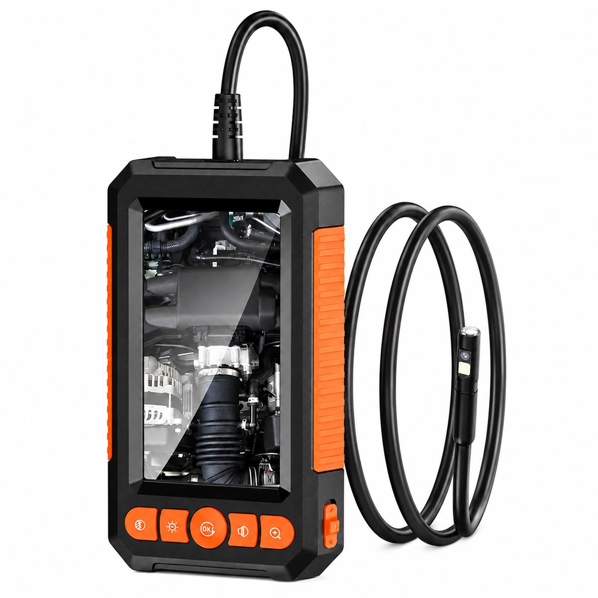 C43 4.3 inch IPS HD Screen 8mm Industry Digital Endoscope, Type:1m Hard Cable Dual-lens - Shopkiz.com