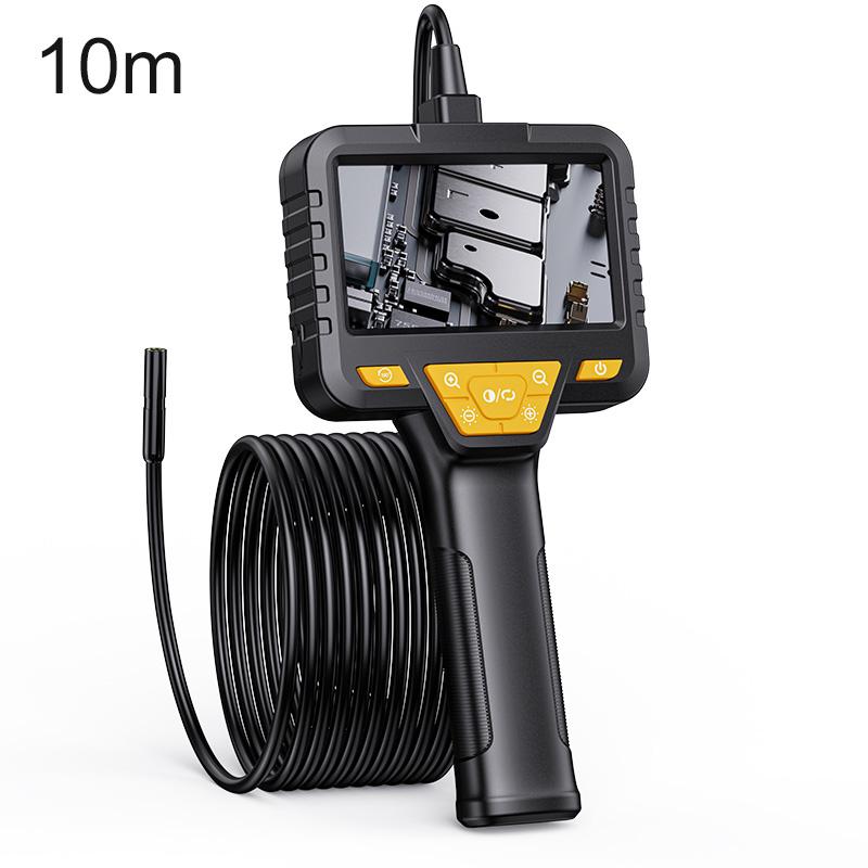 SC08 4.3 inch IPS HD Screen 8mm Industry Digital Endoscope, Type:10m Hard Cable Single-lens - Shopkiz.com