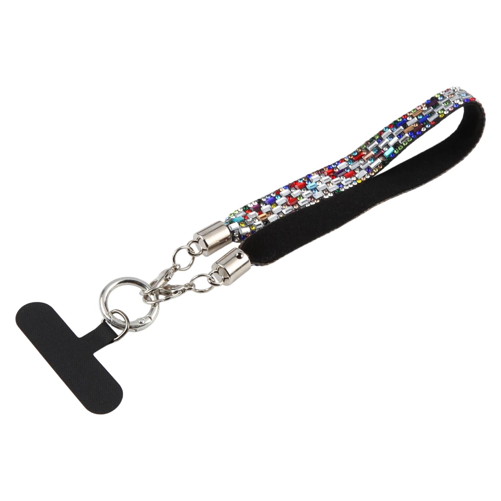 Sparkling Rhinestone Phone Charm Strap(Rainbow) - Shopkiz.com