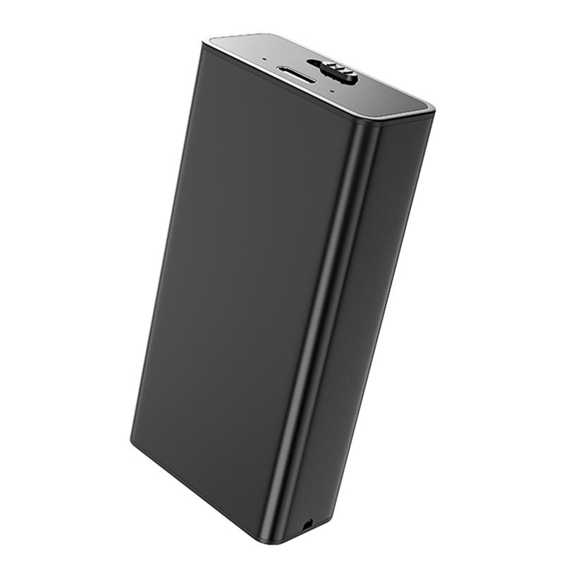 Q65A+ Ultra-Long Standby Magnetic Smart Voice Recorder Supports AIREC-APP, Memory:128GB(Black) - Shopkiz.com