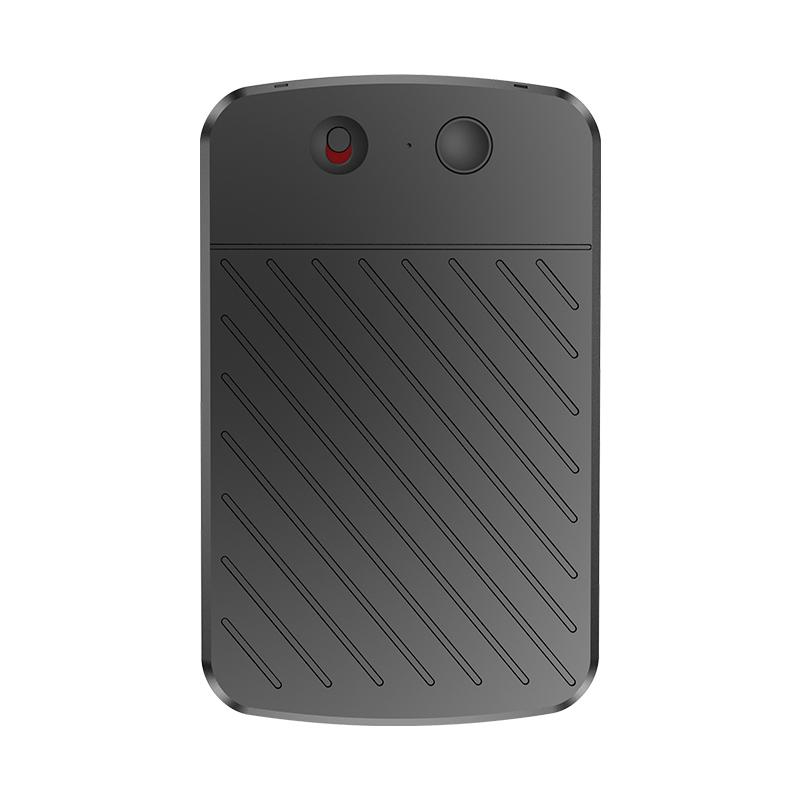 A3 Dual-key Arc-Frame Twill Texture Ultra-thin AI Smart Voice Recorder Support AIREC-APP, Memory:128GB(Black) - Shopkiz.com