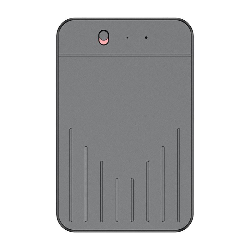 A3 One-key V-stripe Texture Ultra-thin AI Smart Voice Recorder Support AIREC-APP, Memory:16GB(Black) - Shopkiz.com