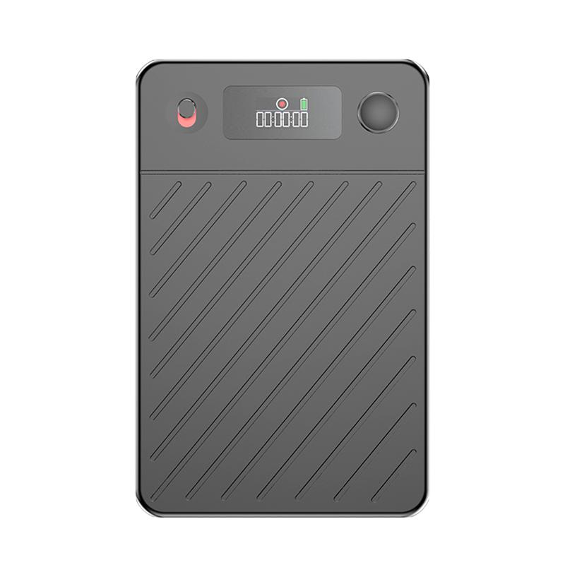 A3P 0.42-inch Mid Display Twill Texture Ultra-thin AI Smart Voice Recorder Support AIREC-APP, Memory:128GB(Black) - Shopkiz.com