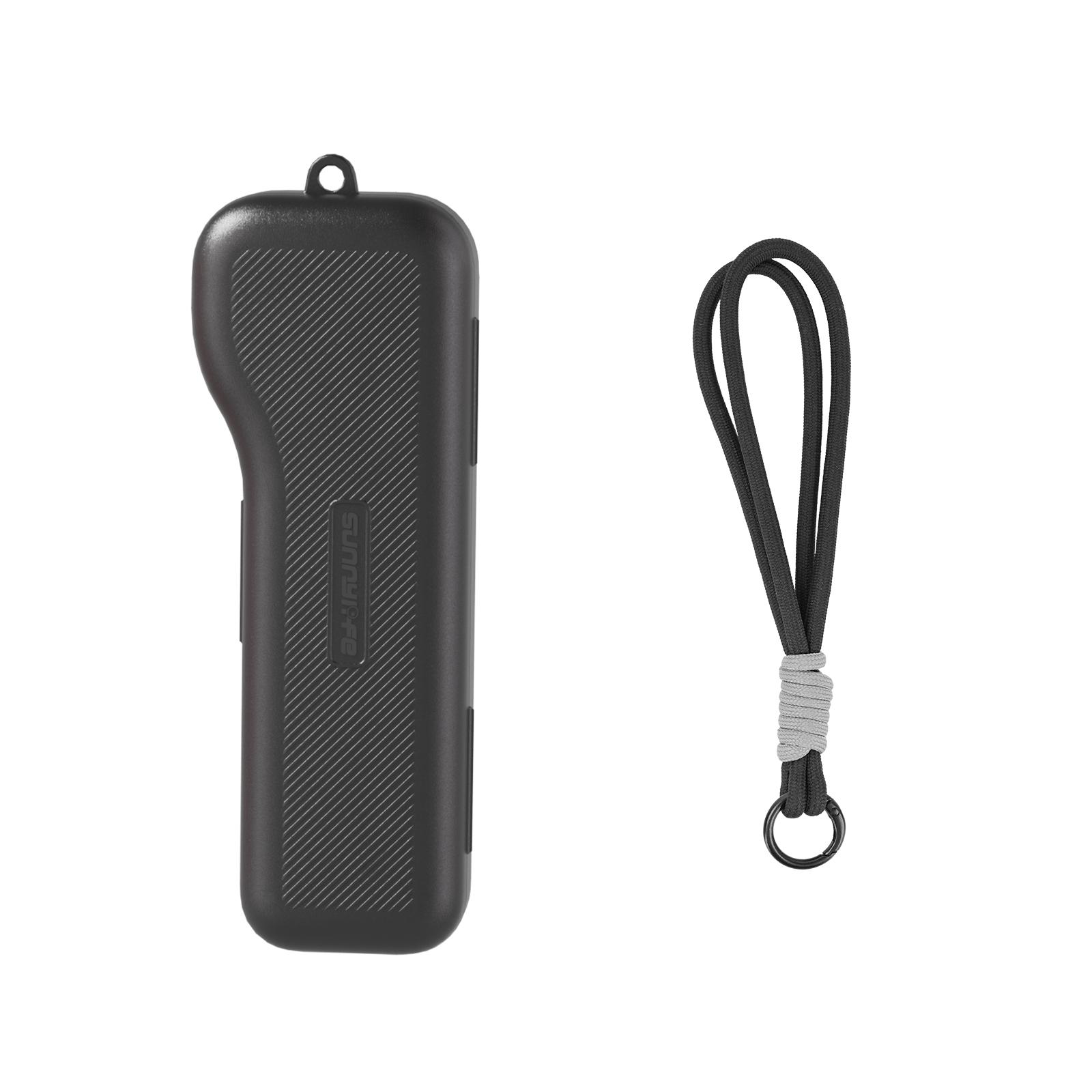 For DJI Osmo Pocket 4P Sunnylife Gimbal Camera Protector with Lanyard Shock-proof Protective Cover Storage Box(Black)