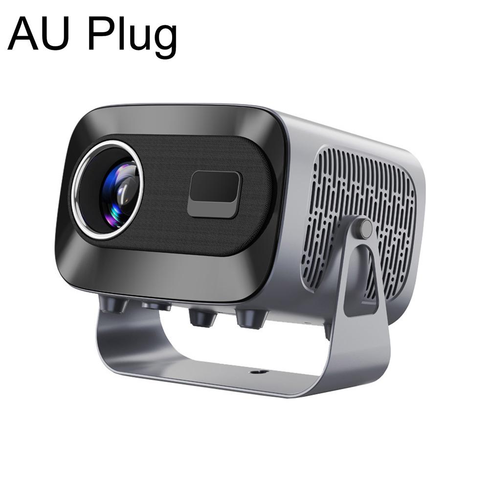 A10 Plus Android 11 360 Degree Rotating Wireless WiFi HD Projector, Plug Type:AU Plug(Gray) - Shopkiz.com