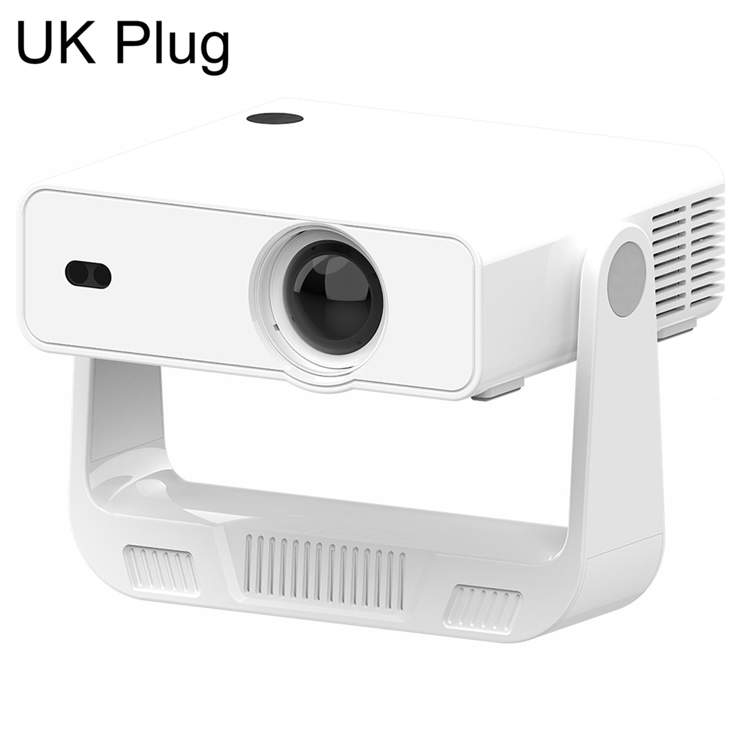 C880 Portable HD Outdoor Mini Projector for Home Use, Plug Type:UK Plug(White) - Shopkiz.com