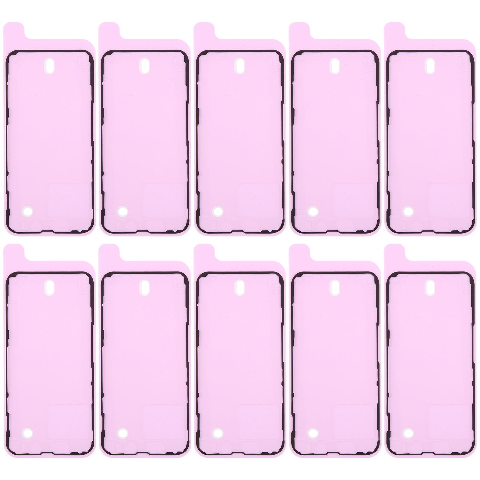 For iPhone 13 mini 10pcs OEM LCD Frame Bezel Waterproof Adhesive Gasket, Airtightness Test Compatible - Shopkiz.com