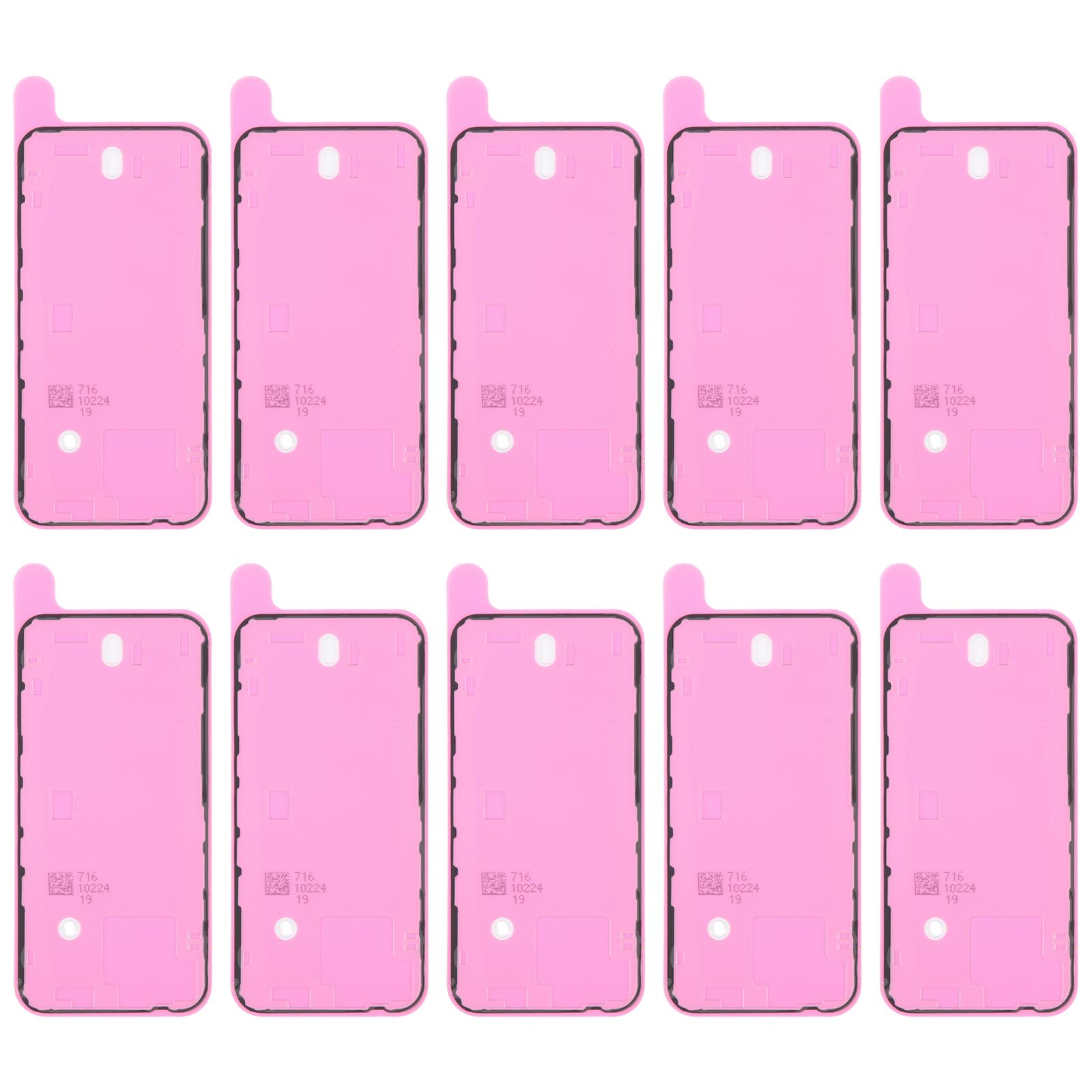 For iPhone 14 10pcs OEM Back Housing Cover Adhesive, Airtightness Test Compatible - Shopkiz.com
