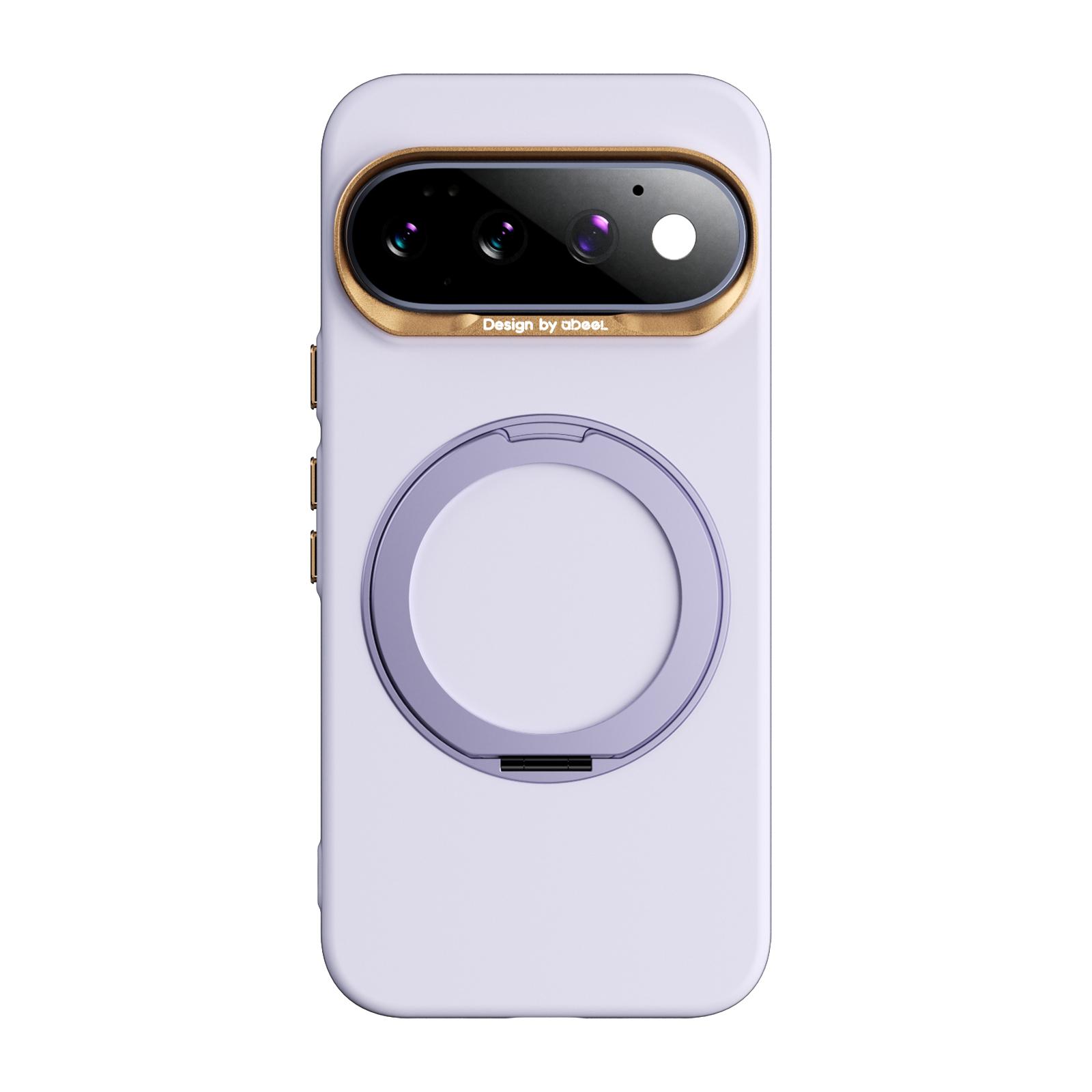 For Google Pixel 11 Pro ABEEL Lightweight Zero Skin Feel Magnetic PC Phone Case with Holder(Lilac Purple) - Shopkiz.com