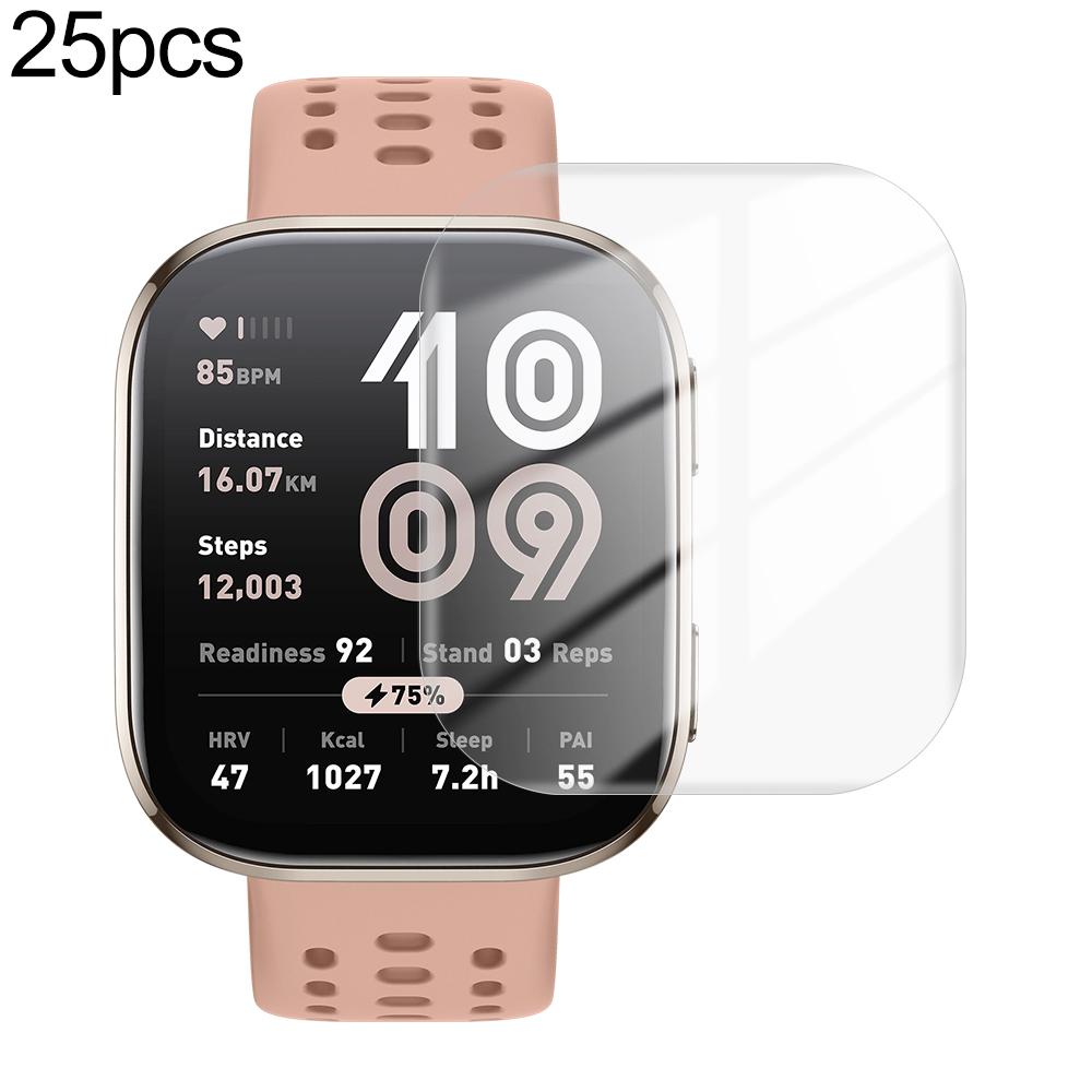 For Amazfit Bip 6 25pcs / Pack HD Soft Hydrogel Screen Protector Film Bulk Pack - No Retail Box - Shopkiz.com