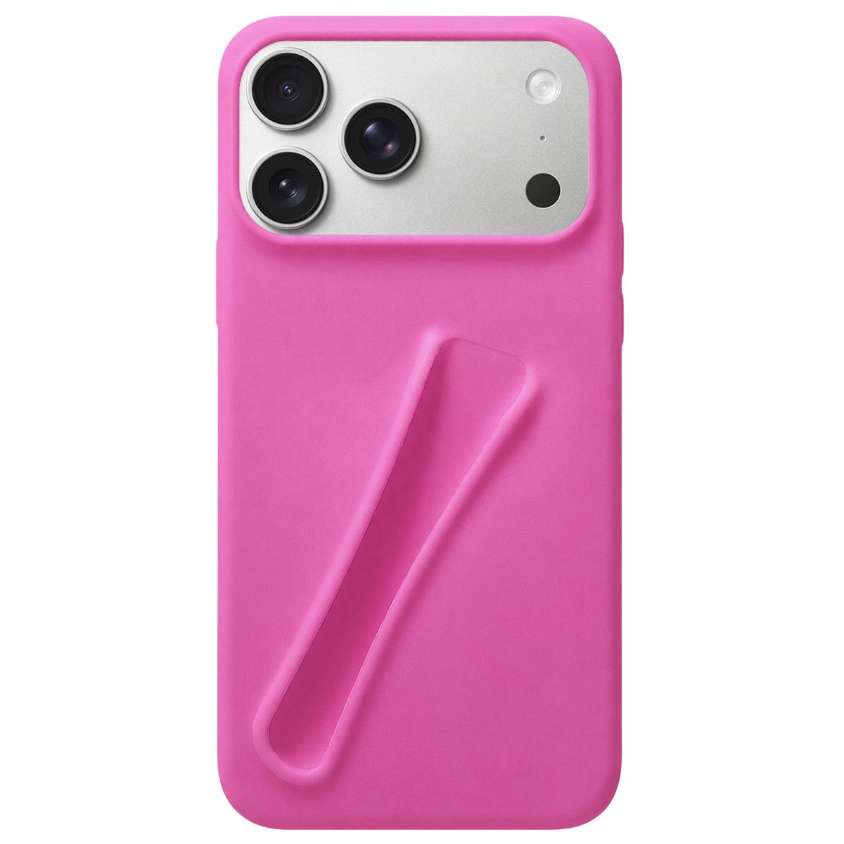 For iPhone 17 Pro Max Lipstick Silicone 3D Phone Case(Pink) - Shopkiz.com