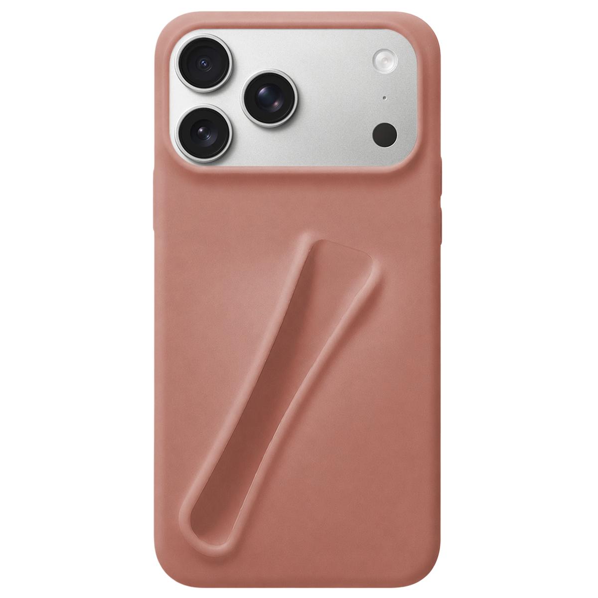 For iPhone 17 Pro Lipstick Silicone 3D Phone Case(Milk Tea) - Shopkiz.com