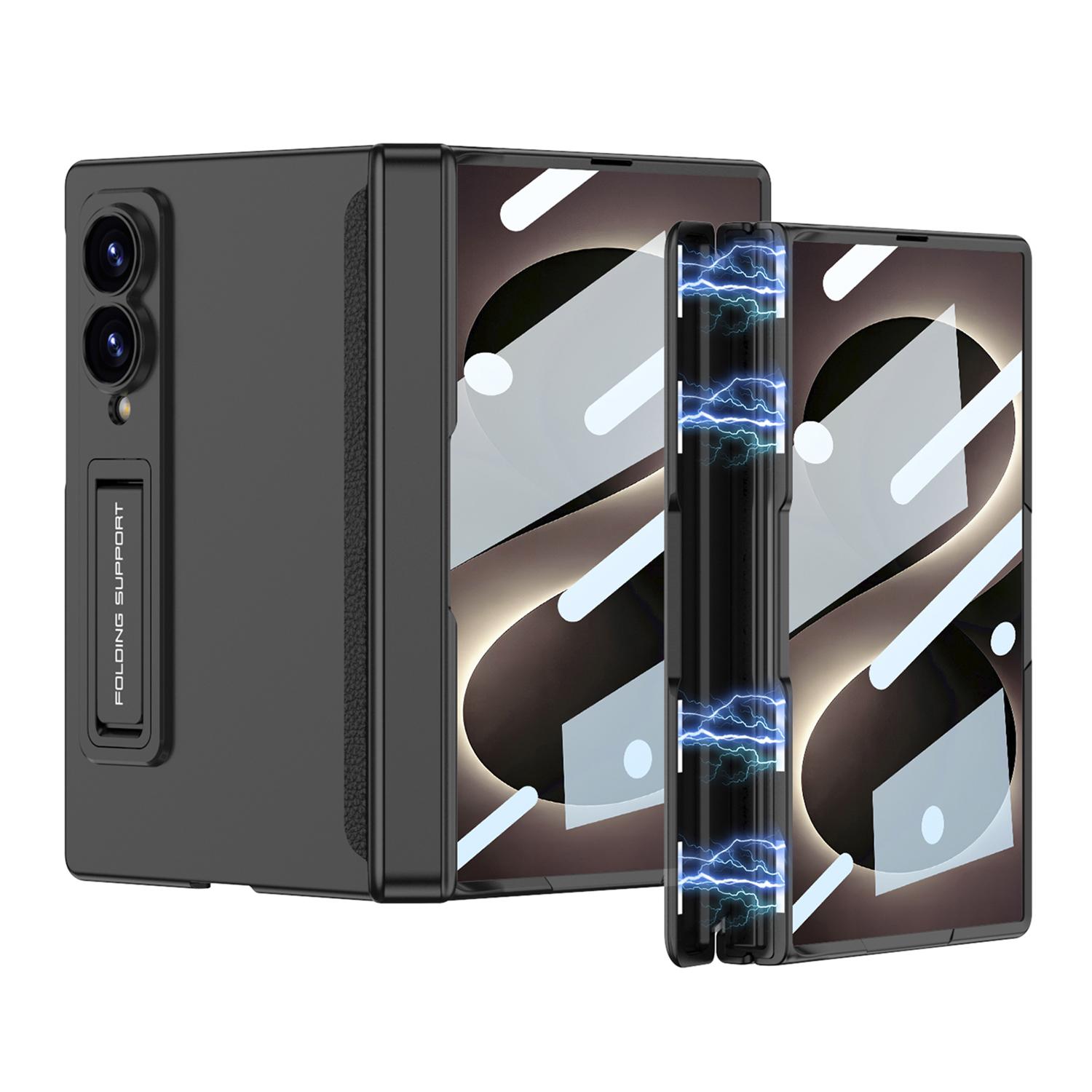 For Galaxy Z Fold8 5G GKK Integrated Magnetic Folding Full Cover Phone Case(Black) - Shopkiz.com