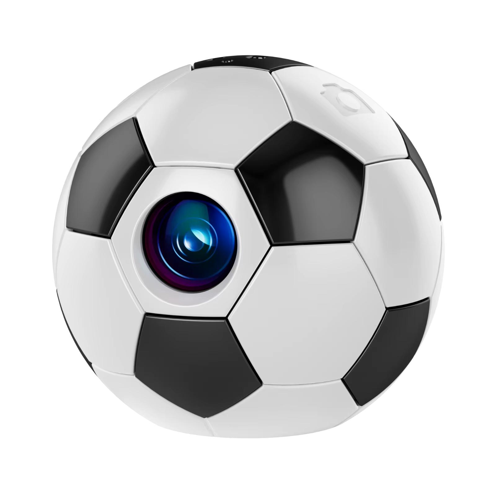 Q8 Pro 1080P HD Creative Football Design Mini WiFi Connected Thumb Camera(Black White) - Shopkiz.com