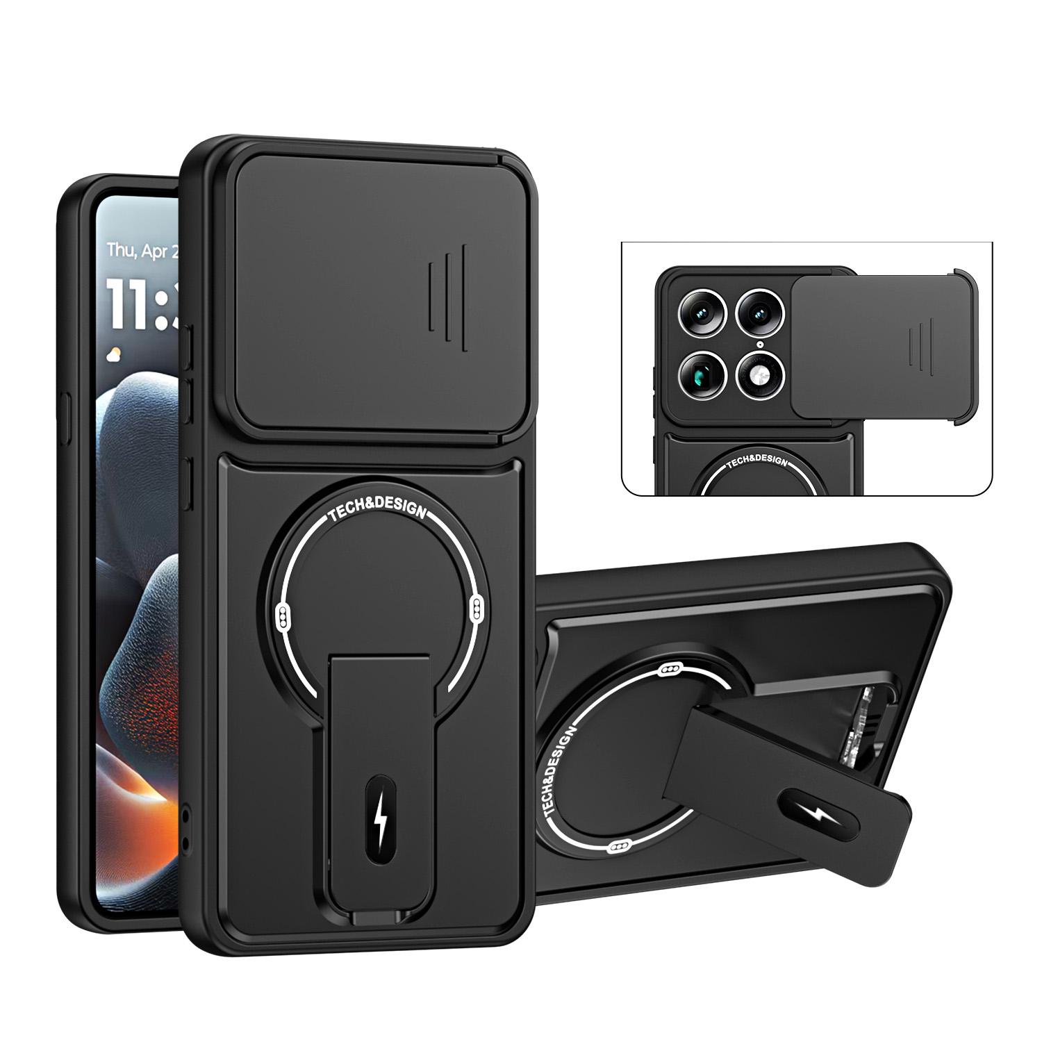 For Motorola Edge 70 Ultra / Signature Sliding Camshield Holder Magnetic Phone Case(Black) - Shopkiz.com
