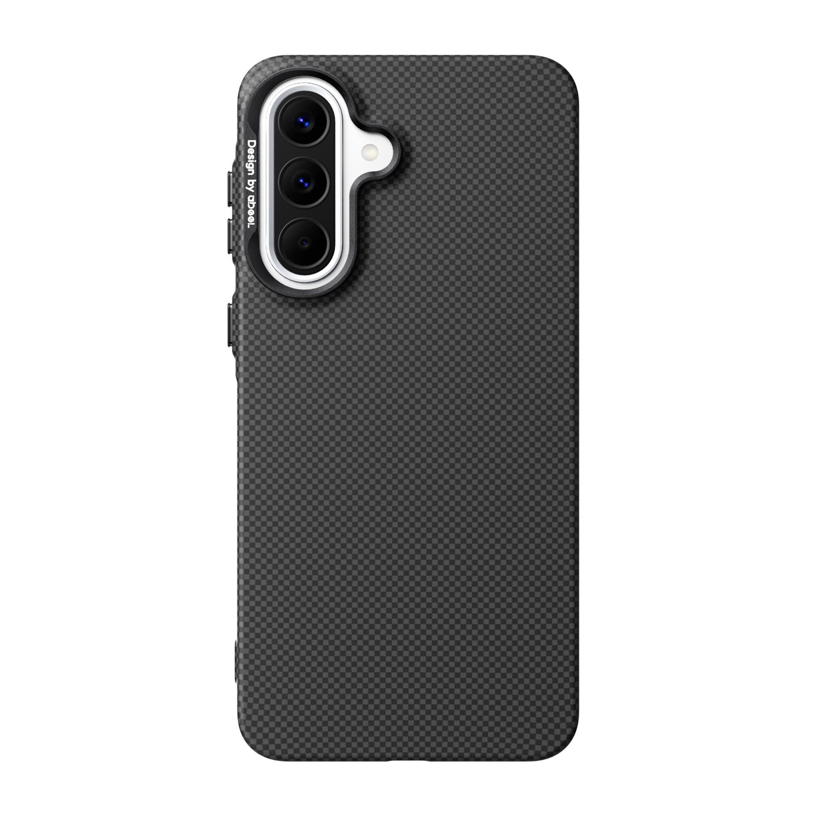 For Galaxy A37 5G ABEEL Lightweight Zero Feel Series Lyocell Fiber Water Adhesive Magnetic Phone Case(Small Squares) - Shopkiz.com
