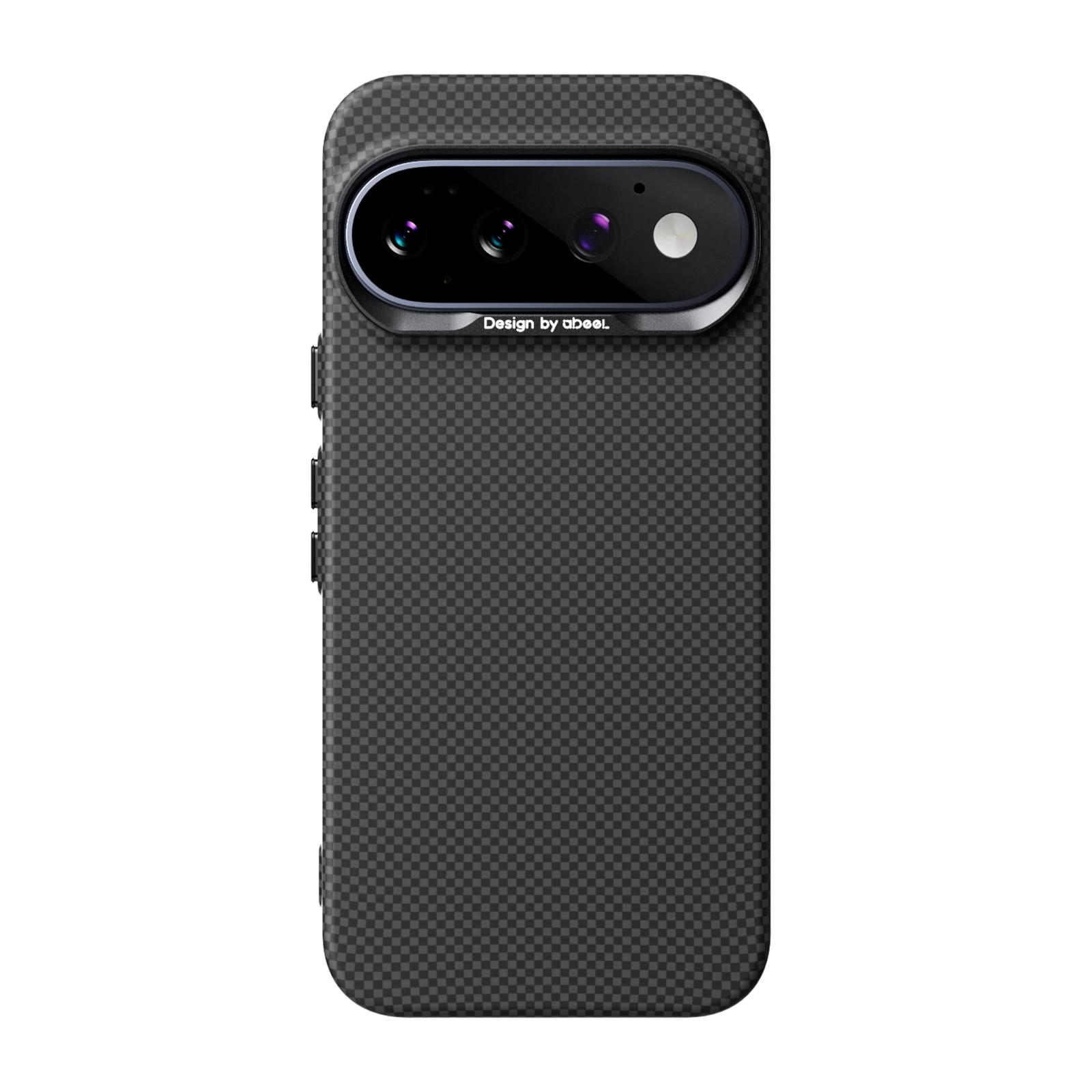 For Google Pixel 11 Pro ABEEL Lightweight Zero Feel Series Lyocell Fiber Water Adhesive Magnetic Phone Case(Small Squares) - Shopkiz.com