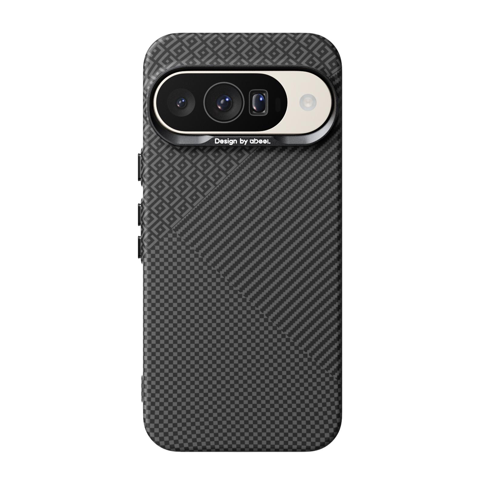 For Google Pixel 10 / 10 Pro ABEEL Lightweight Zero Feel Series Lyocell Fiber Water Adhesive Magnetic Phone Case(Little Fortune) - Shopkiz.com
