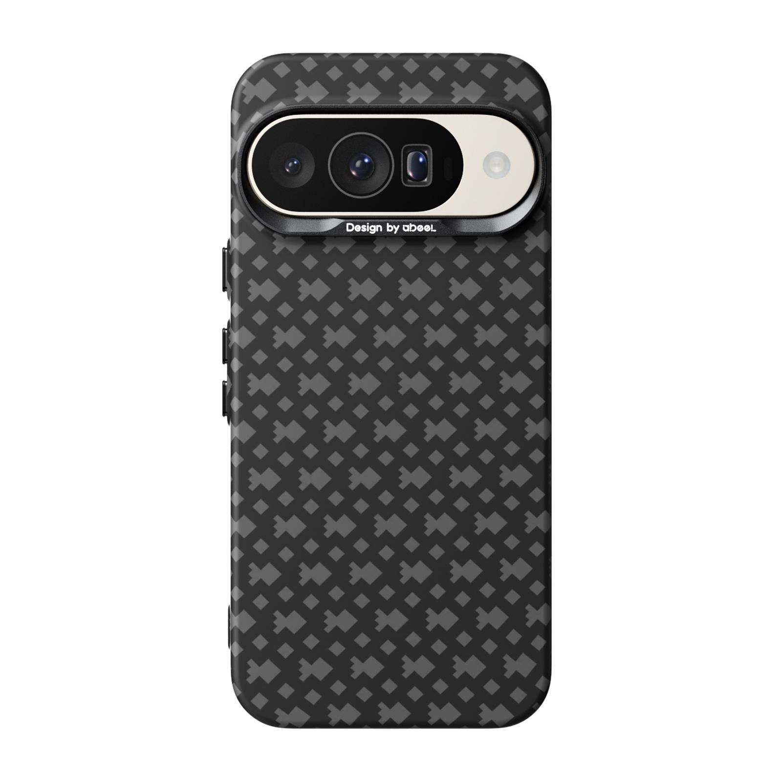 For Google Pixel 10 / 10 Pro ABEEL Lightweight Zero Feel Series Lyocell Fiber Water Adhesive Magnetic Phone Case(Goldfish) - Shopkiz.com