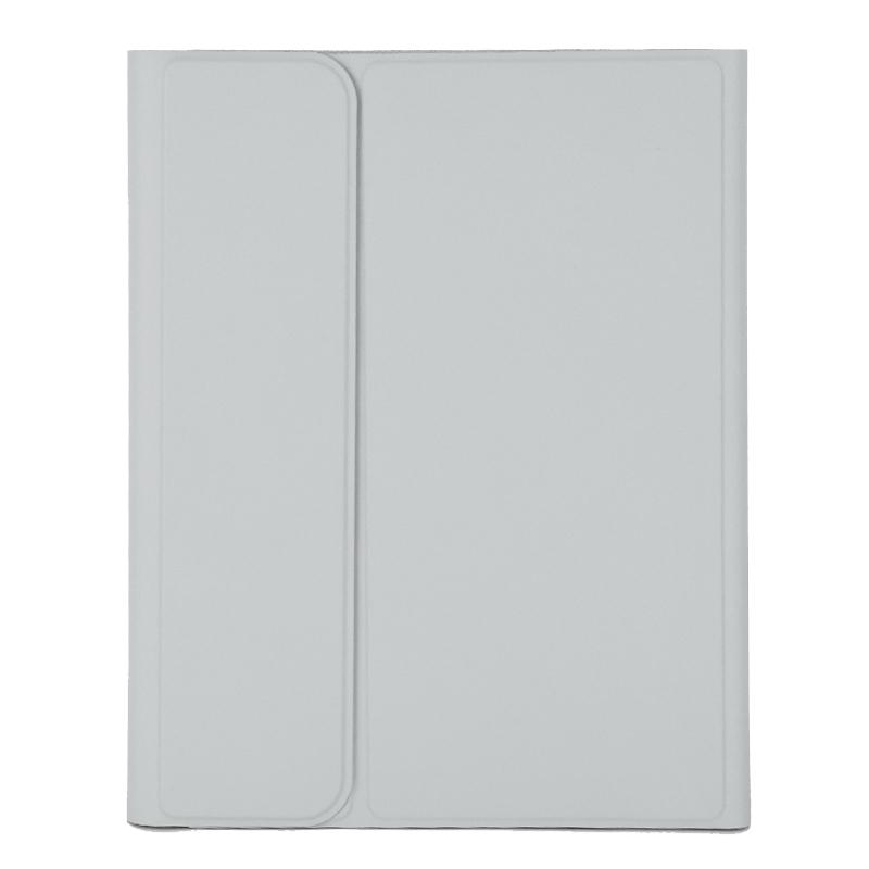 For iPad Pro 11 2022 / 2021 / 2020 Solid Color Smart Tablet Leather Case with Pen Slot(Light Grey) - Shopkiz.com