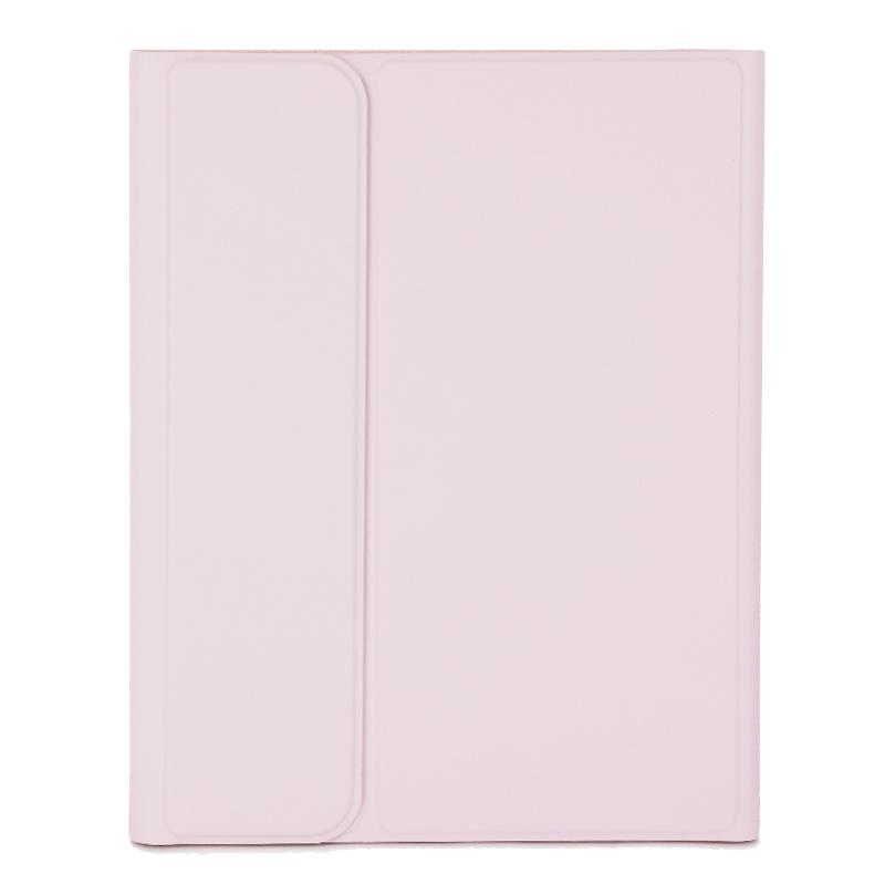 For iPad 9.7 2017 / 2018 / Air 2 / Air Solid Color Smart Tablet Leather Case with Pen Slot(Pink) - Shopkiz.com