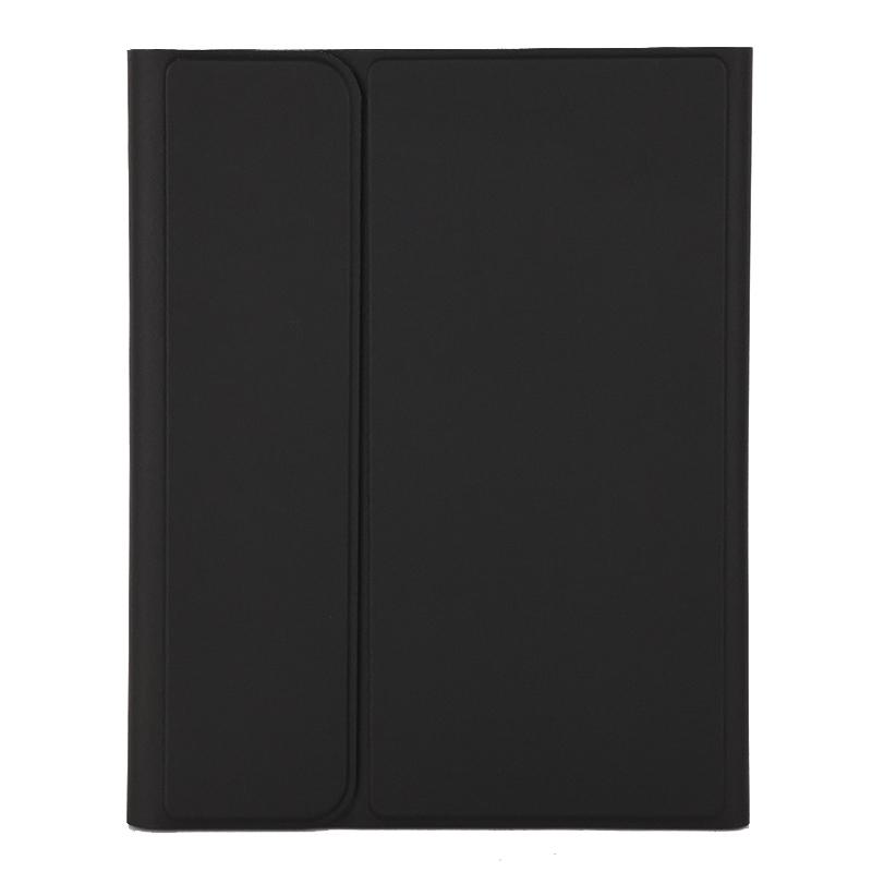 For iPad Pro 11 2024 / 2025 Solid Color Smart Tablet Leather Case with Pen Slot(Black) - Shopkiz.com