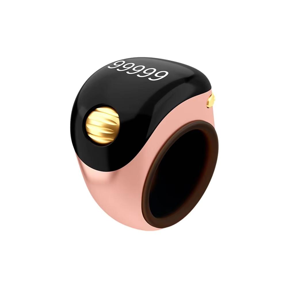 S8 Adjustable Size Rolling Smart Bluetooth Prayer Ring Counter(Rose Gold) - Shopkiz.com