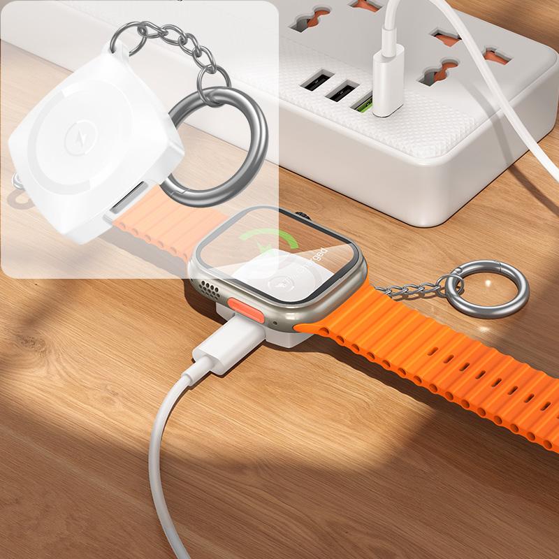 For Apple Watch Series Borofone BQ42 Watch Wireless Charger(White) - Shopkiz.com