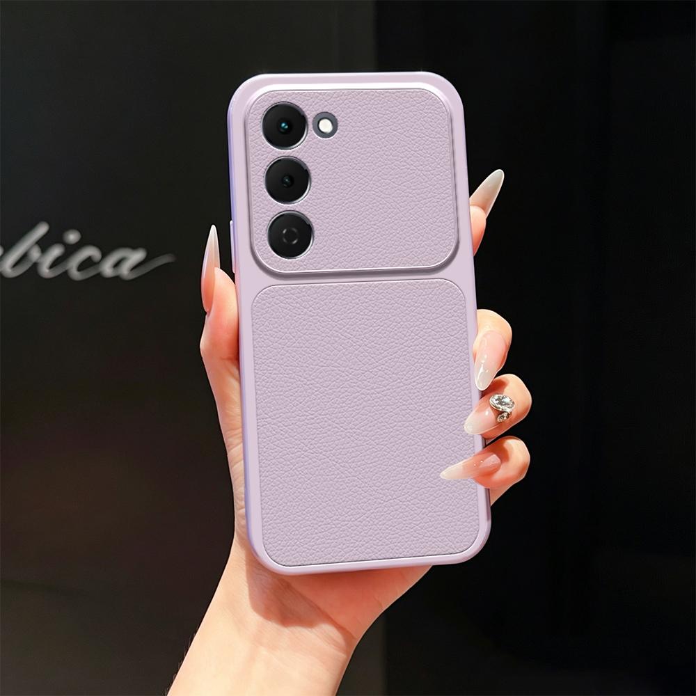For Tecno Spark 40 Pro+ 4G Lambskin Series Skin Feel Shockproof Phone Case(Purple) - Shopkiz.com