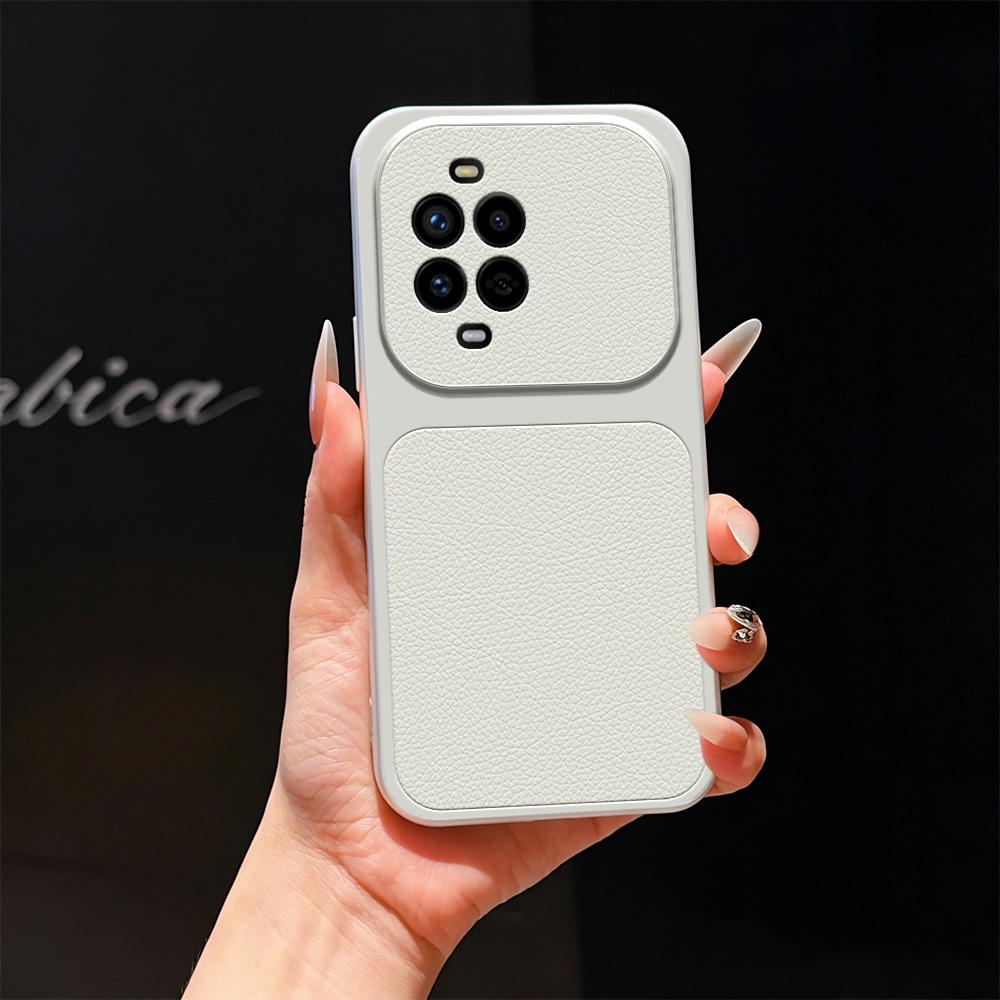 For Huawei nova 13 Pro Lambskin Series Skin Feel Shockproof Phone Case(Silver) - Shopkiz.com