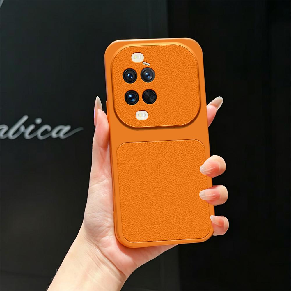 For Huawei nova 14 Ultra Lambskin Series Skin Feel Shockproof Phone Case(Orange) - Shopkiz.com