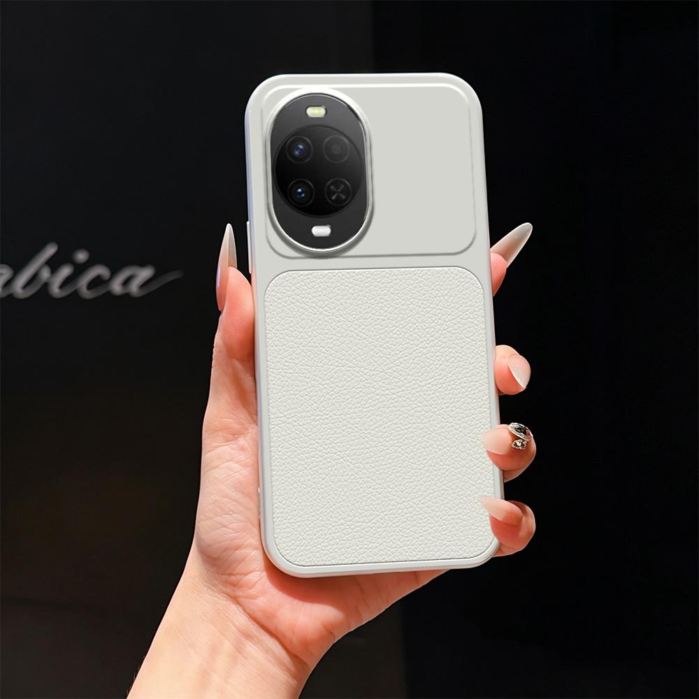 For Huawei nova 15 Lambskin Series Skin Feel Shockproof Phone Case(Silver) - Shopkiz.com