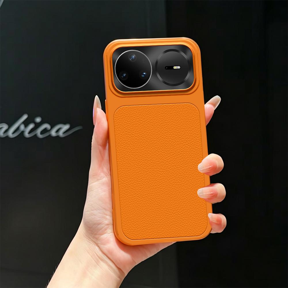 For Huawei nova 15 Pro Lambskin Series Skin Feel Shockproof Phone Case(Orange) - Shopkiz.com