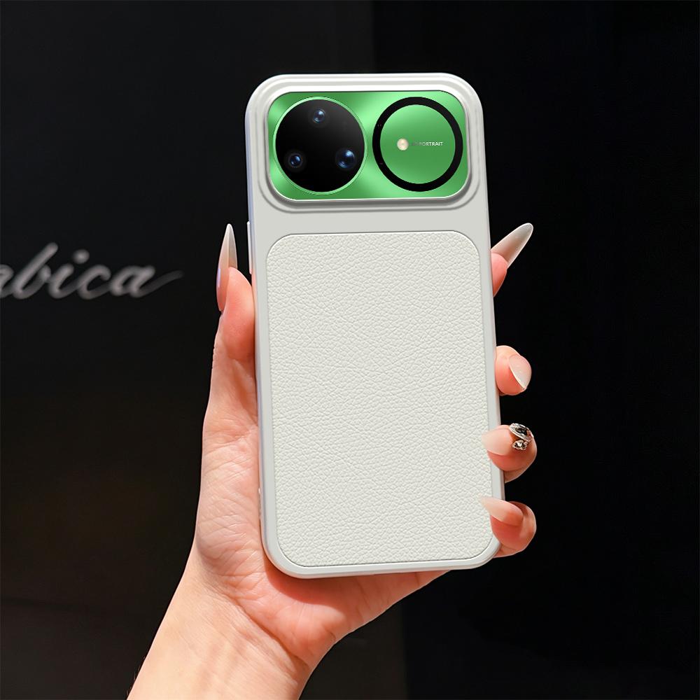 For Huawei nova 15 Ultra Lambskin Series Skin Feel Shockproof Phone Case(Silver) - Shopkiz.com