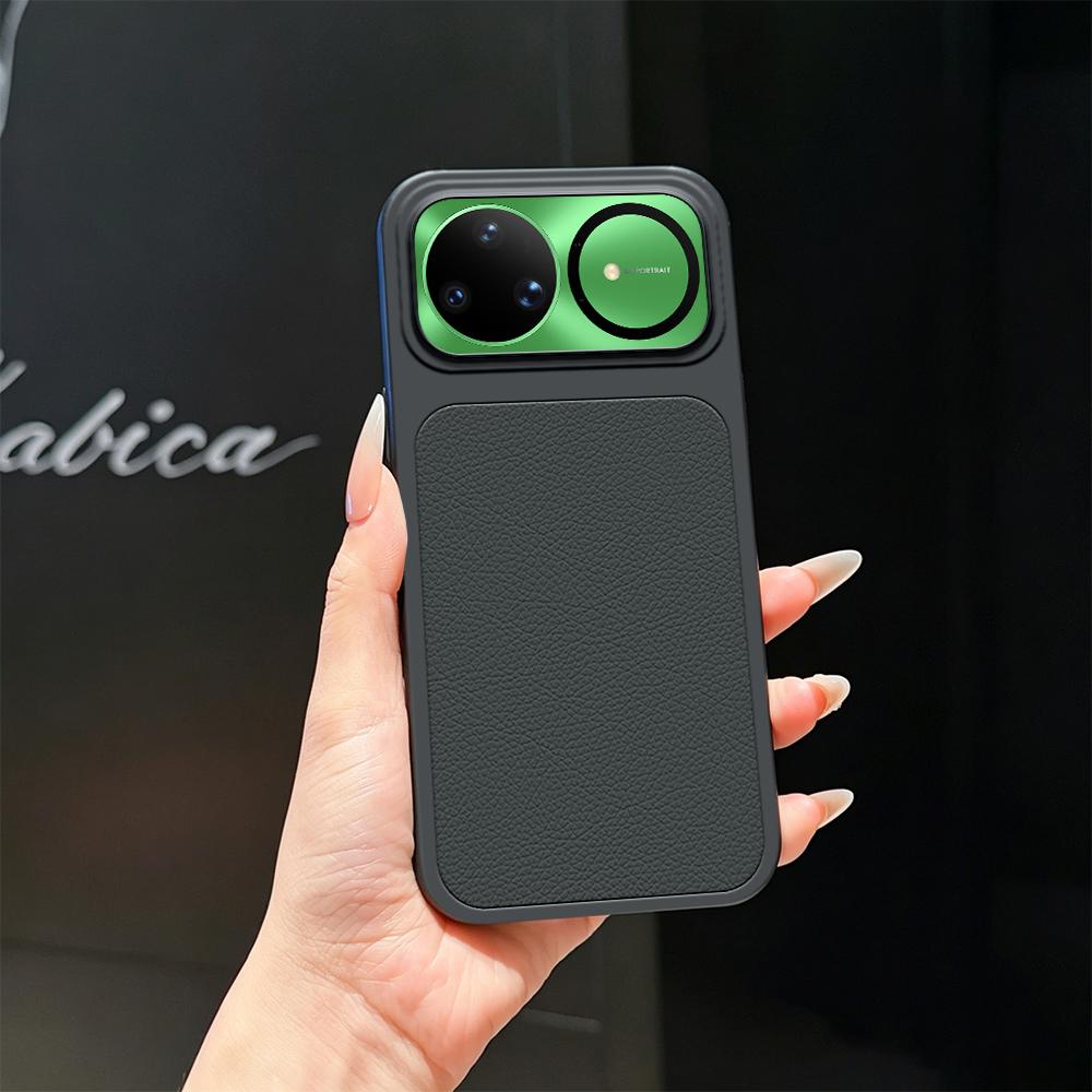 For Huawei nova 15 Ultra Lambskin Series Skin Feel Shockproof Phone Case(Black) - Shopkiz.com