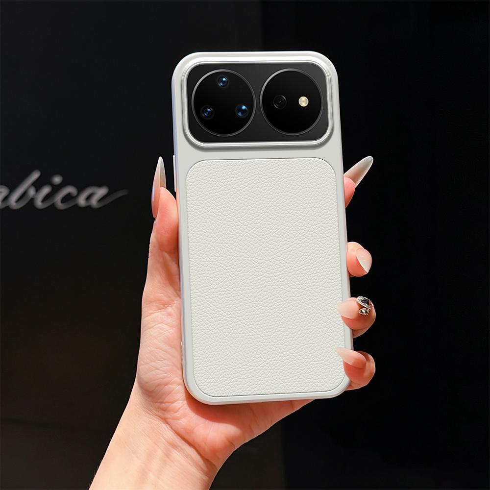 For Huawei nova 16 Pro Lambskin Series Skin Feel Shockproof Phone Case(Silver) - Shopkiz.com