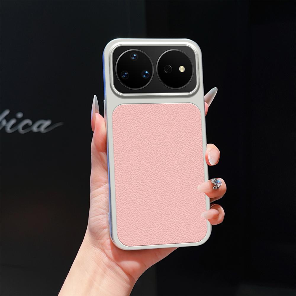 For Huawei nova 16 Pro Lambskin Series Skin Feel Shockproof Phone Case(Pink) - Shopkiz.com