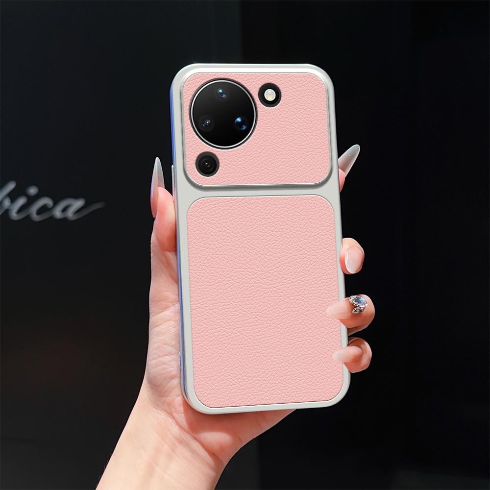 For Huawei Pura 90 5G Lambskin Series Skin Feel Shockproof Phone Case(Pink) - Shopkiz.com
