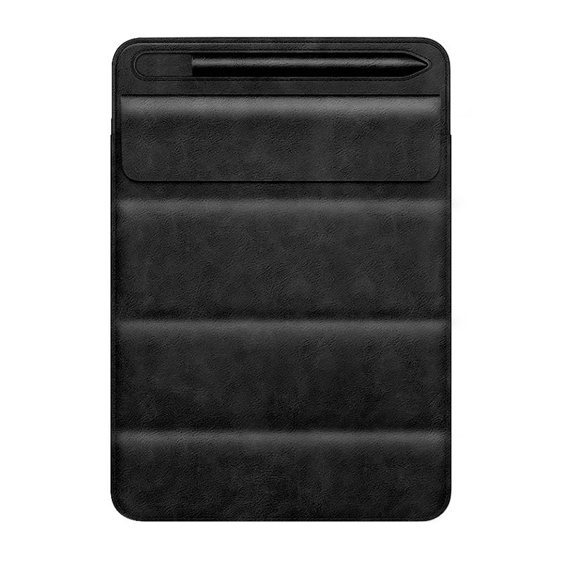 For 9.7-11 inch Tri-fold Stand Magnetic Tablet Sleeve Liner Bag(Black) - Shopkiz.com