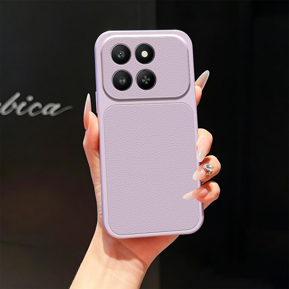 For Honor 400 Smart 5G / 4G Lambskin Series Skin Feel Shockproof Phone Case(Purple) - Shopkiz.com