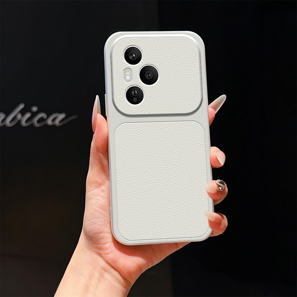 For Honor 400 Pro Global 160.8mm Lambskin Series Skin Feel Shockproof Phone Case(Silver) - Shopkiz.com