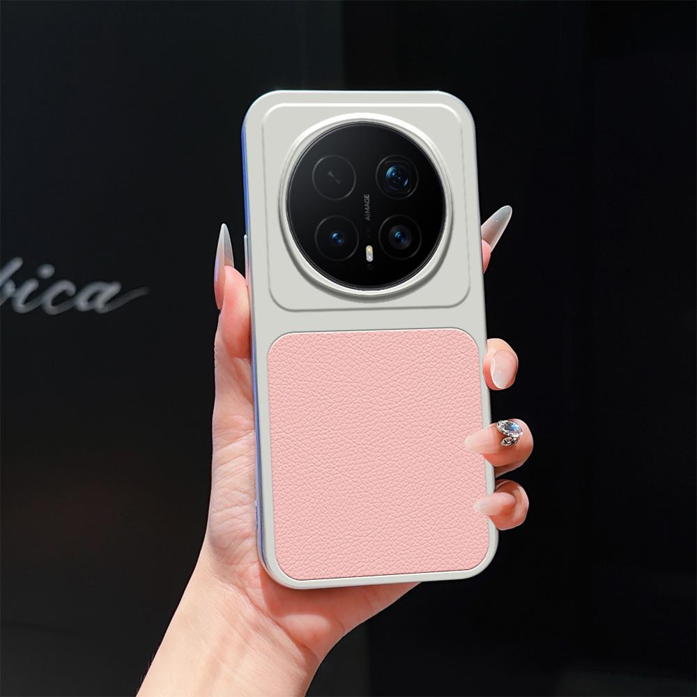 For Honor Magic8 Pro Lambskin Series Skin Feel Shockproof Phone Case(Pink) - Shopkiz.com