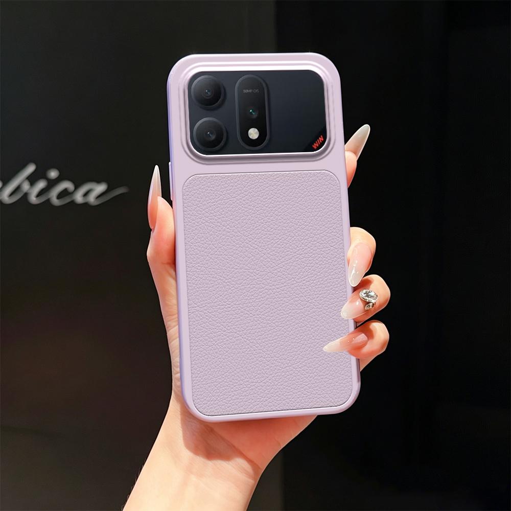 For Honor Win Turbo 5G Lambskin Series Skin Feel Shockproof Phone Case(Purple) - Shopkiz.com