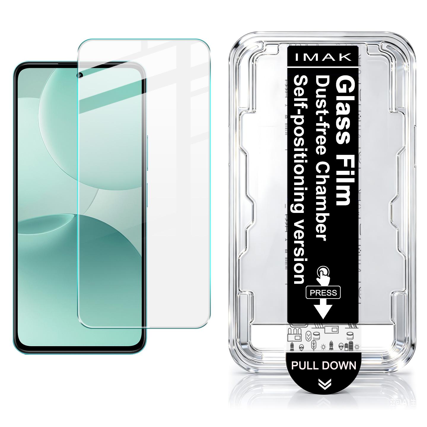 For Realme P4x 5G India / OnePlus Turbo 6X 5G imak Dust-free Chamber Locator H Series Tempered Glass Film - Shopkiz.com