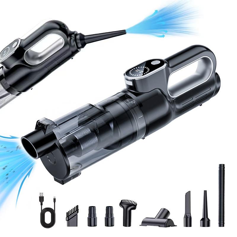 SUITU Smart Brushless Handheld Car Vacuum Cleaner, Type:Standard Version(Black Silver) - Shopkiz.com