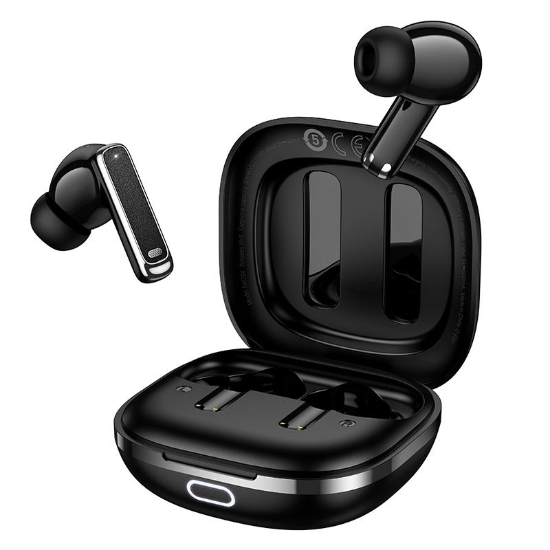 hoco EW204 Verso True Wireless BT Earphones with Remote Control(Black) - Shopkiz.com