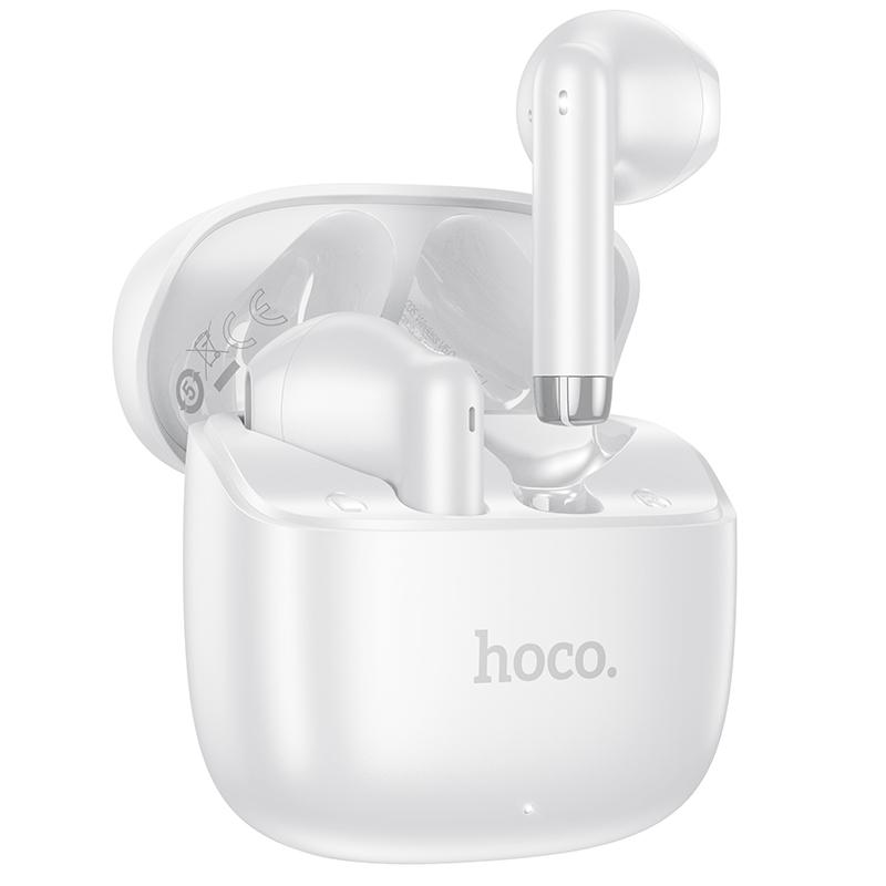 hoco EW205 Peaceful True Wireless BT Earphones(White) - Shopkiz.com