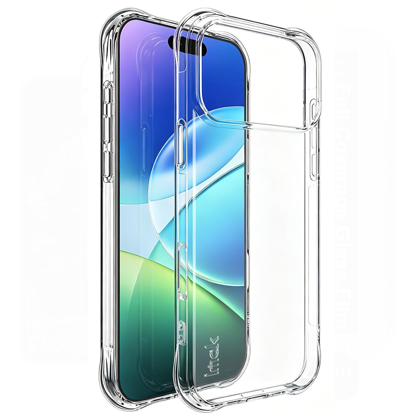 For iPhone 18 Pro Max imak Shockproof Airbag TPU Phone Case(Transparent) - Shopkiz.com