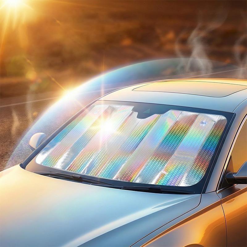 SUITU ST-3966 Car Windshield Laser Heat-insulating and Sunshade(Silver) - Shopkiz.com