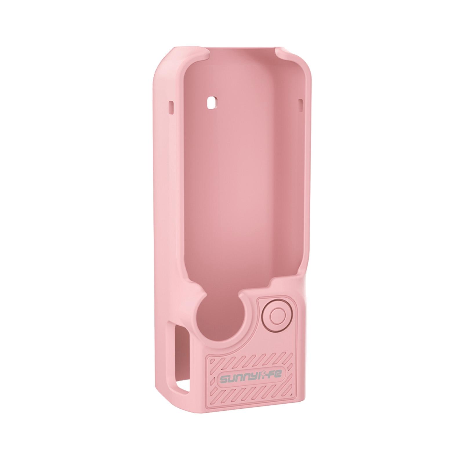 For DJI Osmo Pocket 4P / 4 / 3 Sunnylife TPU Soft Protective Cover Action Camera Cover(Pink) - Shopkiz.com